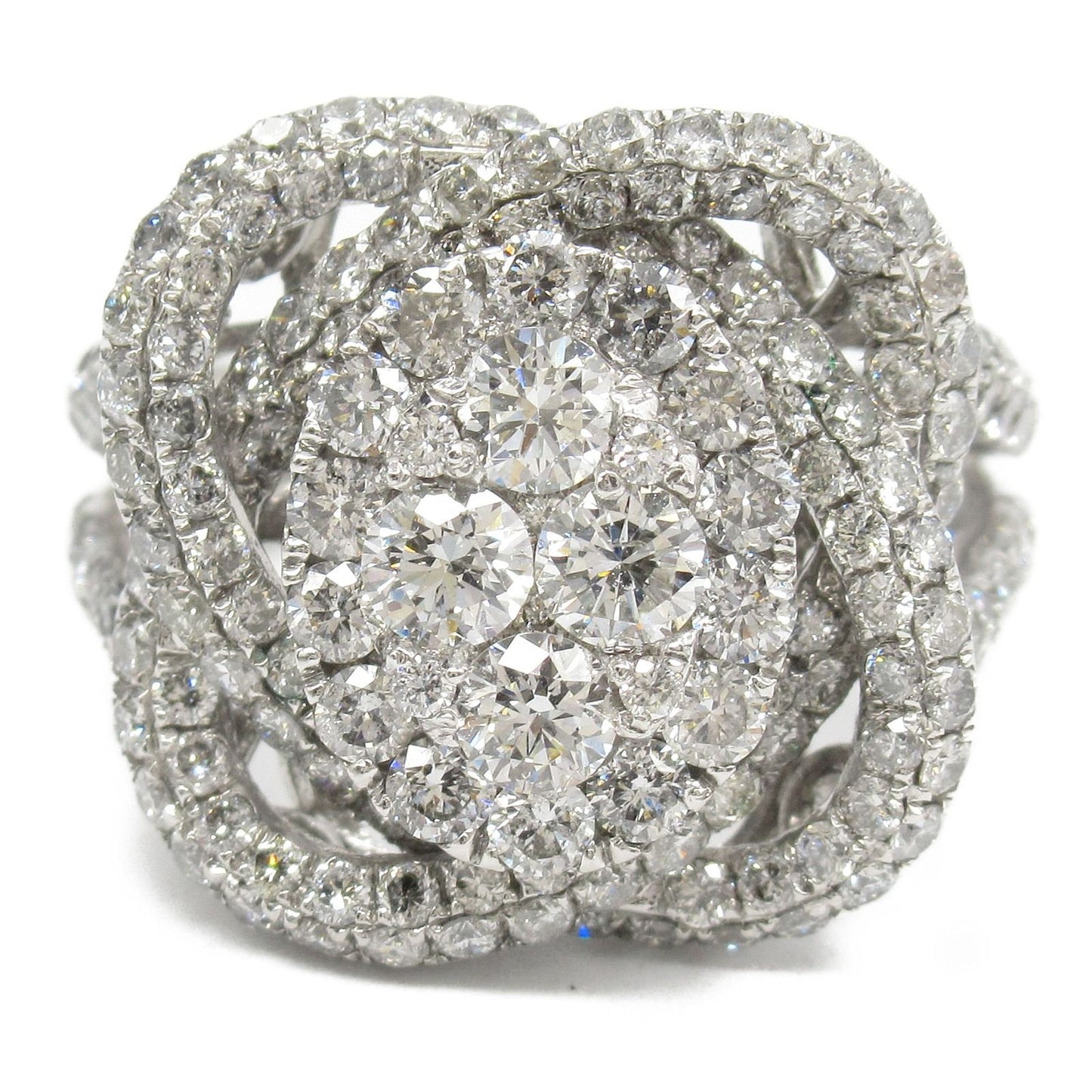 Exquisite JEWELRY Diamond Ring - 3.00ct K14WG Elegance