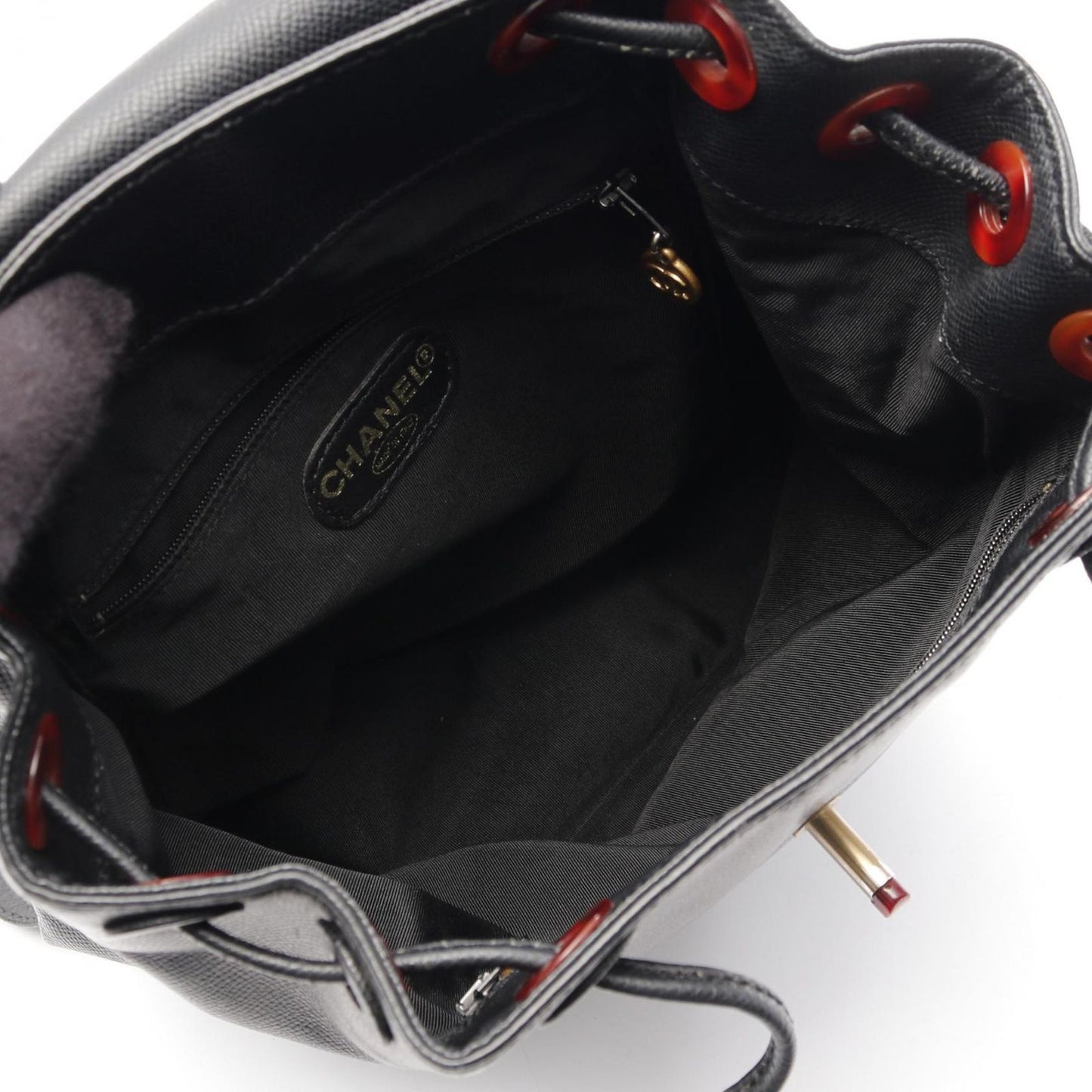 CHANEL Coco Mark Black Calfskin Backpack - Timeless Elegance