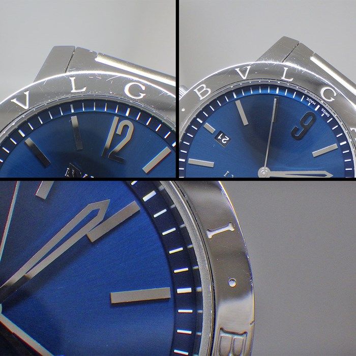 BVLGARI BVLGARI BB41S Automatic Watch with Blue Dial - Exceptional Craftsmanship