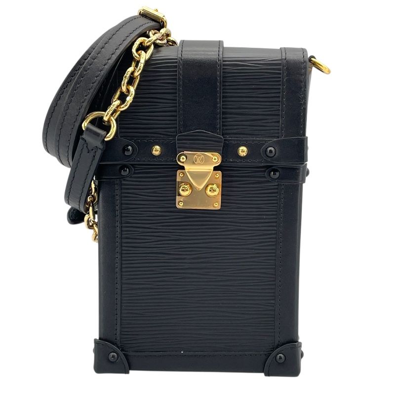Louis Vuitton Vertical Trunk Chain Shoulder Bag - Noir Epi Leather