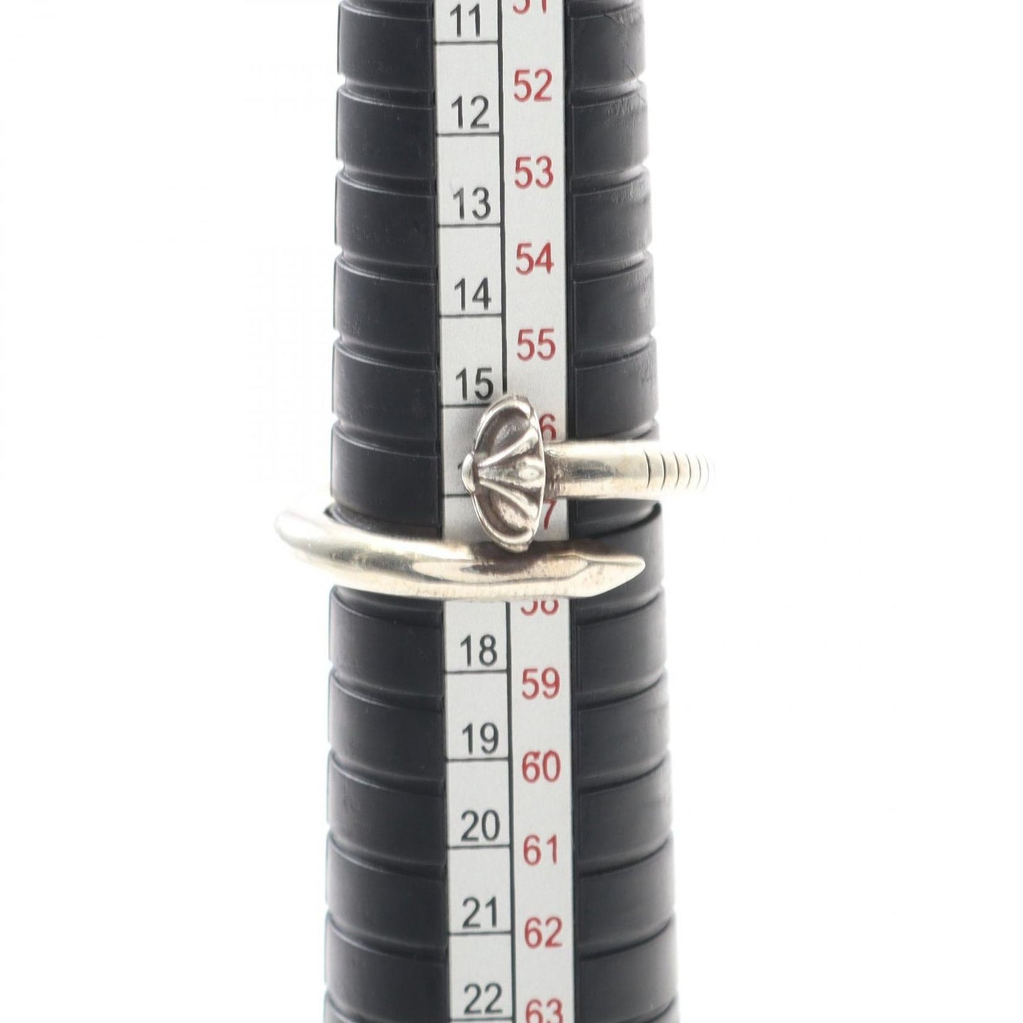 CHROME HEARTS NAIL CRSBALL Ring in Silver 925 - Exclusive Design