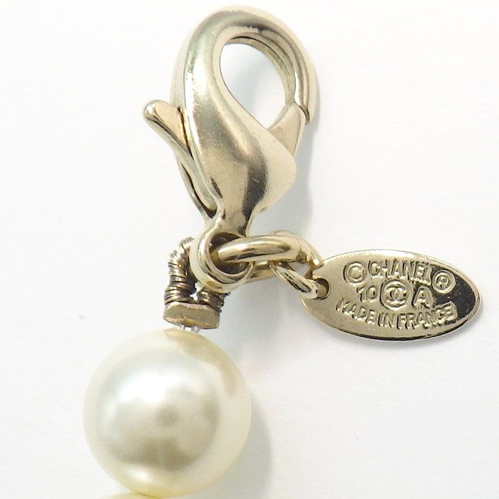 CHANEL Coco Mark Bracelet - 2013 Autumn Collection - Imitation Pearl & Strass