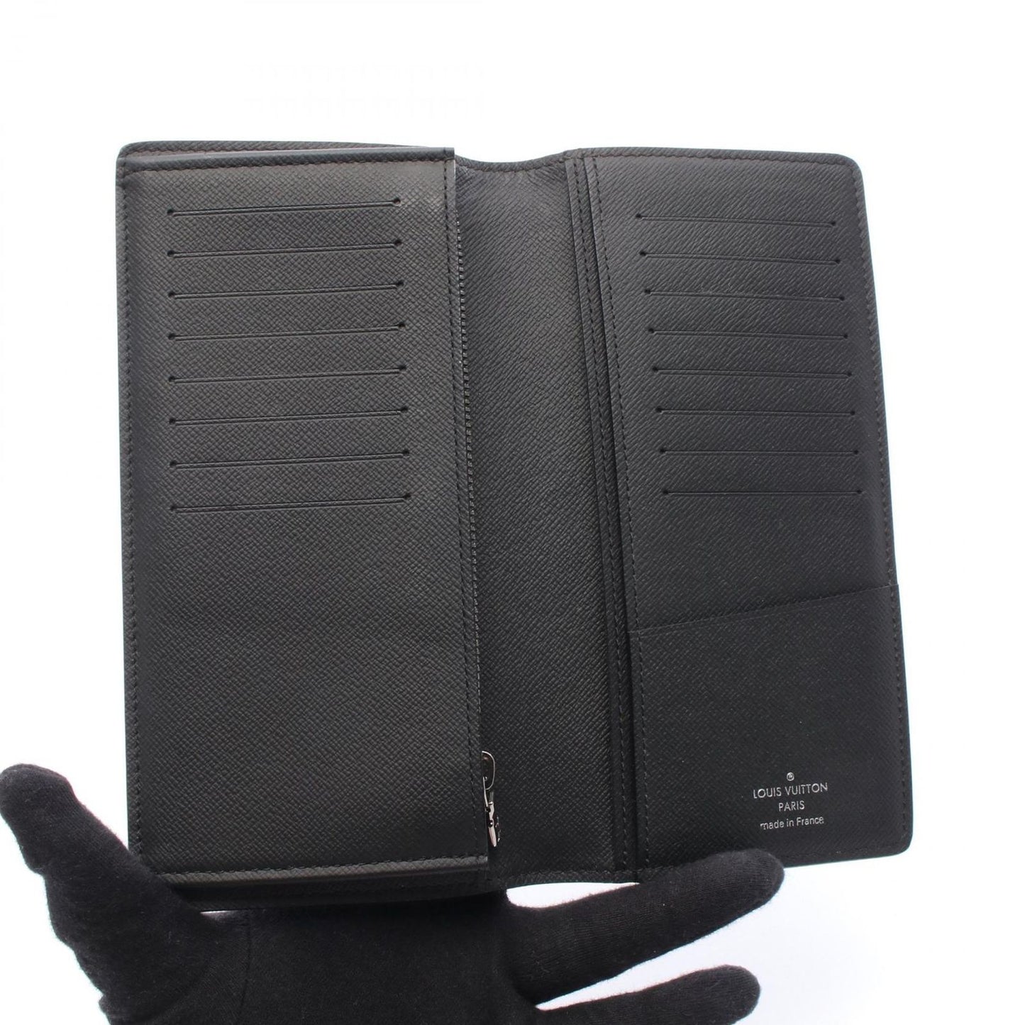 Louis Vuitton Monogram Eclipse Portefeuille Brazza Wallet