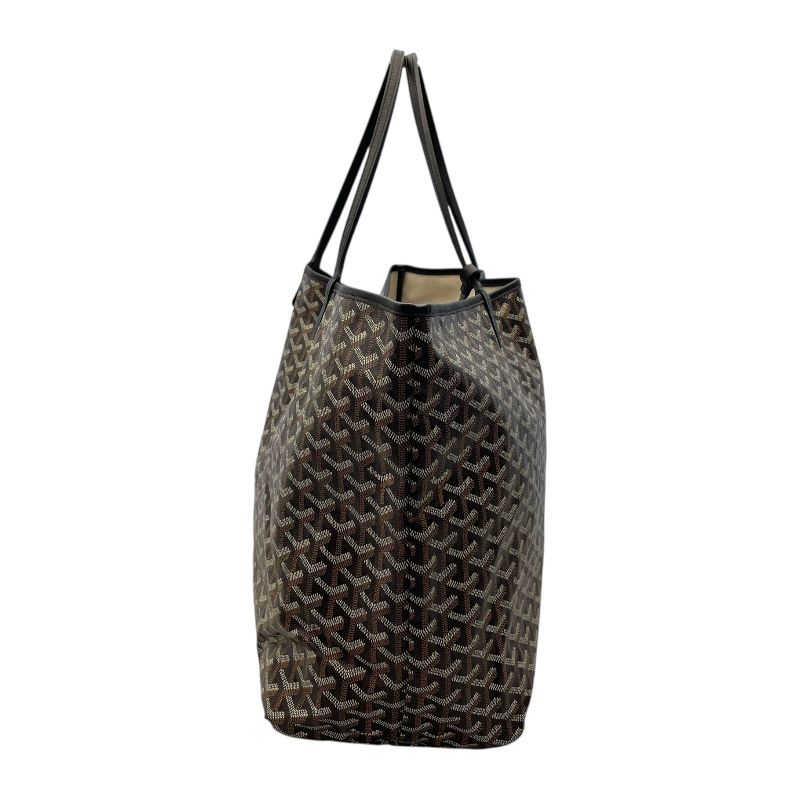 GOYARD Saint Louis GM Black Canvas Unisex Tote Bag