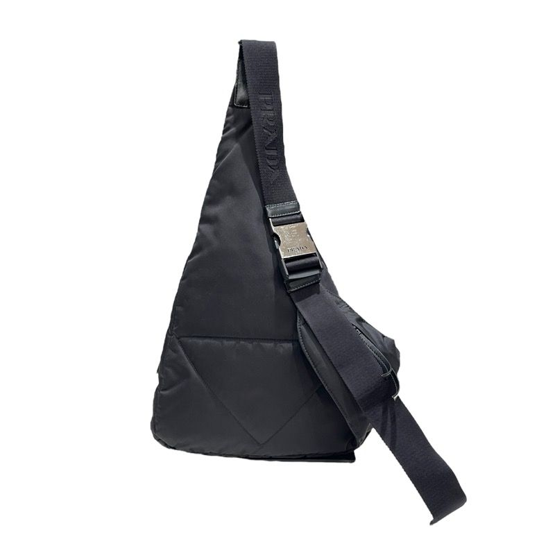PRADA Re-NYLON Sling Bag - Timeless Black Unisex Design