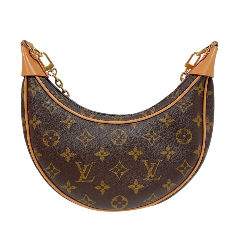 Louis Vuitton Loop M81098 Monogram Shoulder Bag - Brown & Gold
