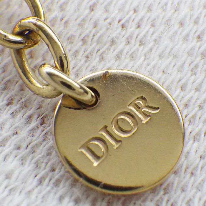 Christian Dior Eiffel Tower Motif Choker with Imitation Pearls