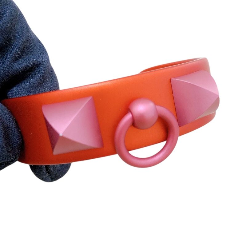 HERMES Medor Bracelet in Red Metal - Exquisite Luxury for Women