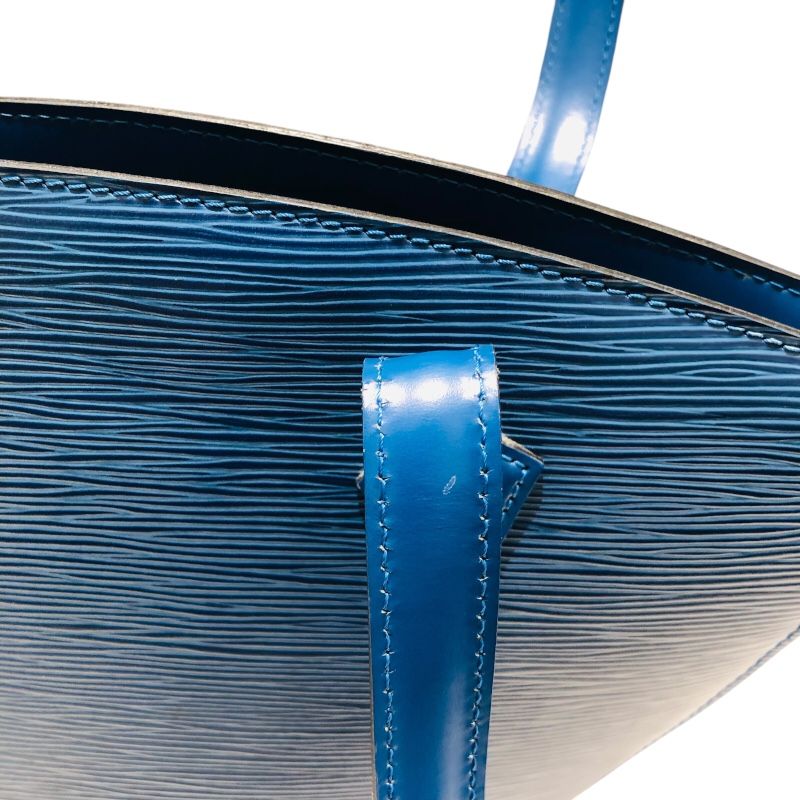 Louis Vuitton Saint Jacques Blue Epi Leather Shoulder Bag