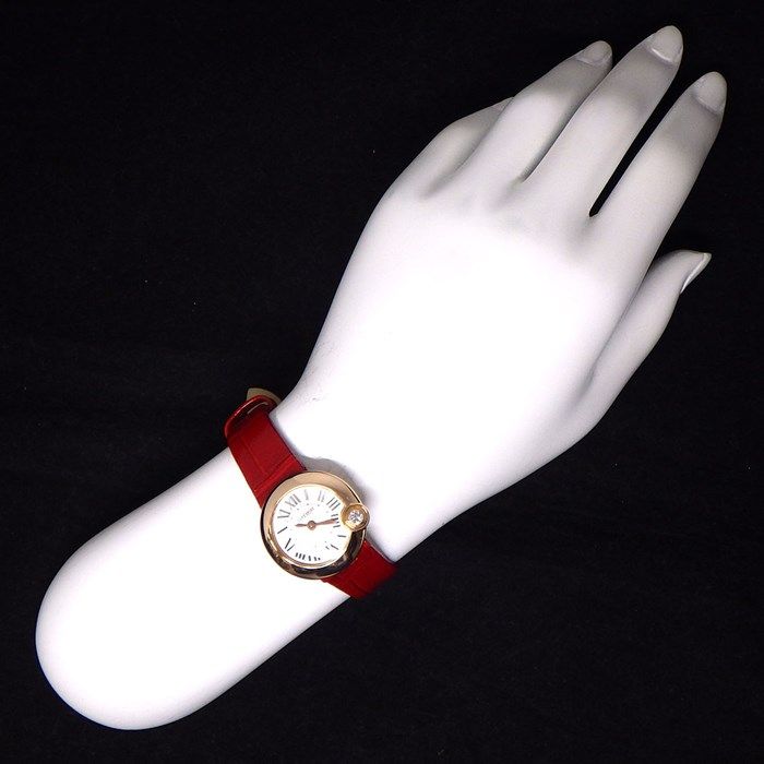 Cartier Ballon Bleu WGBL0004 Diamond Bezel 18K Pink Gold Watch