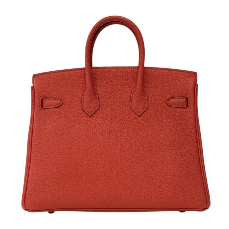 HERMES Birkin 25 Z Stamp Rose Azalee with Gold Hardware