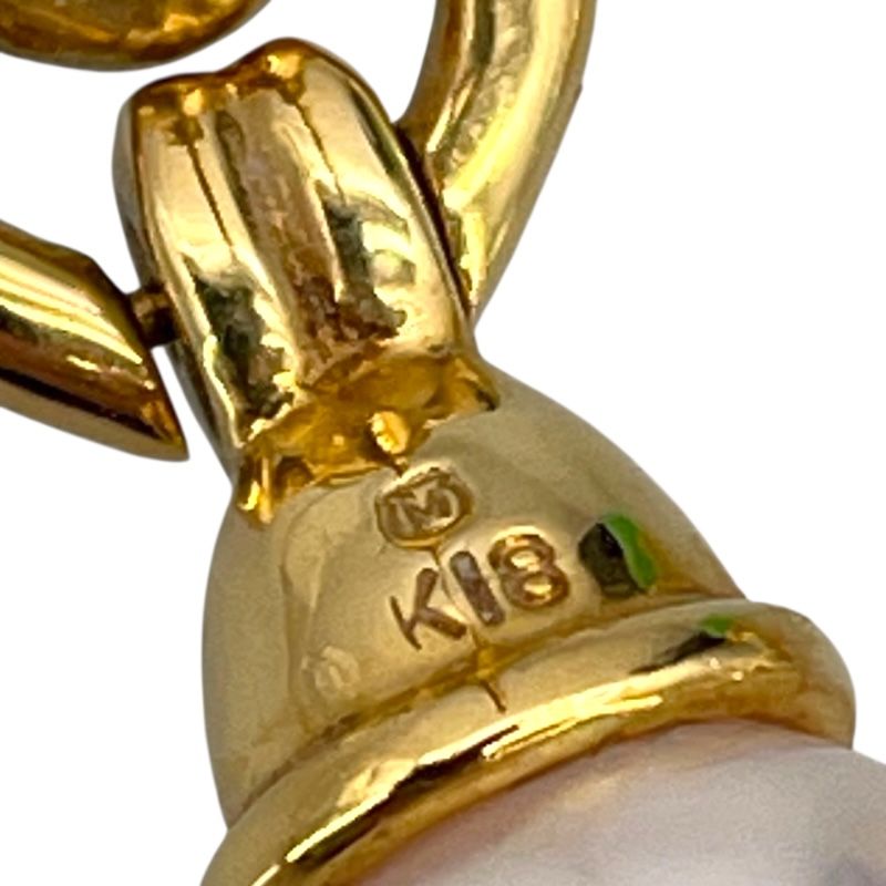 MIKIMOTO K18YG Pearl Earrings - Exquisite Gold Jewelry