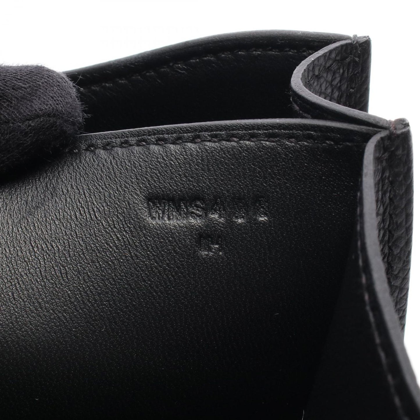 HERMES Constance 3 Mini Miroir Black Leather Shoulder Bag