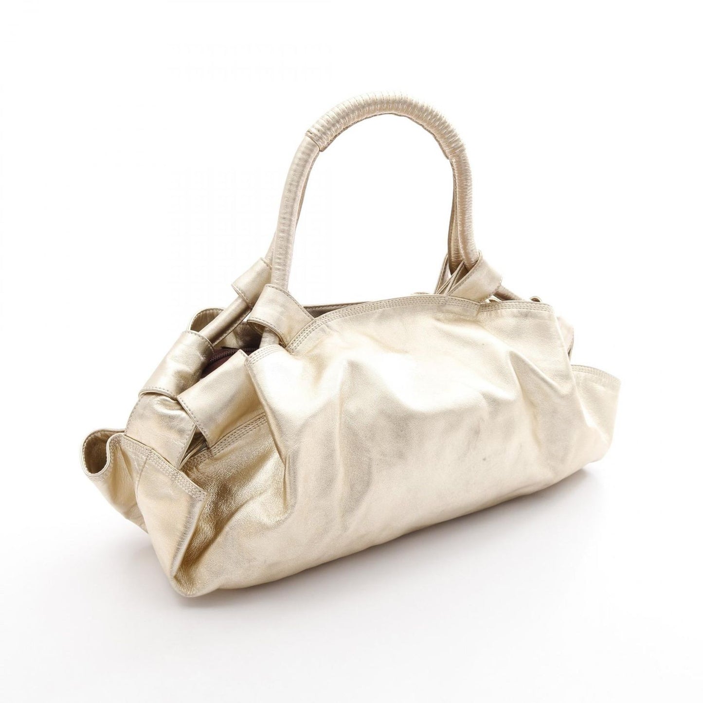 LOEWE Nappa Aire Gold Leather Handbag - Exquisite Craftsmanship