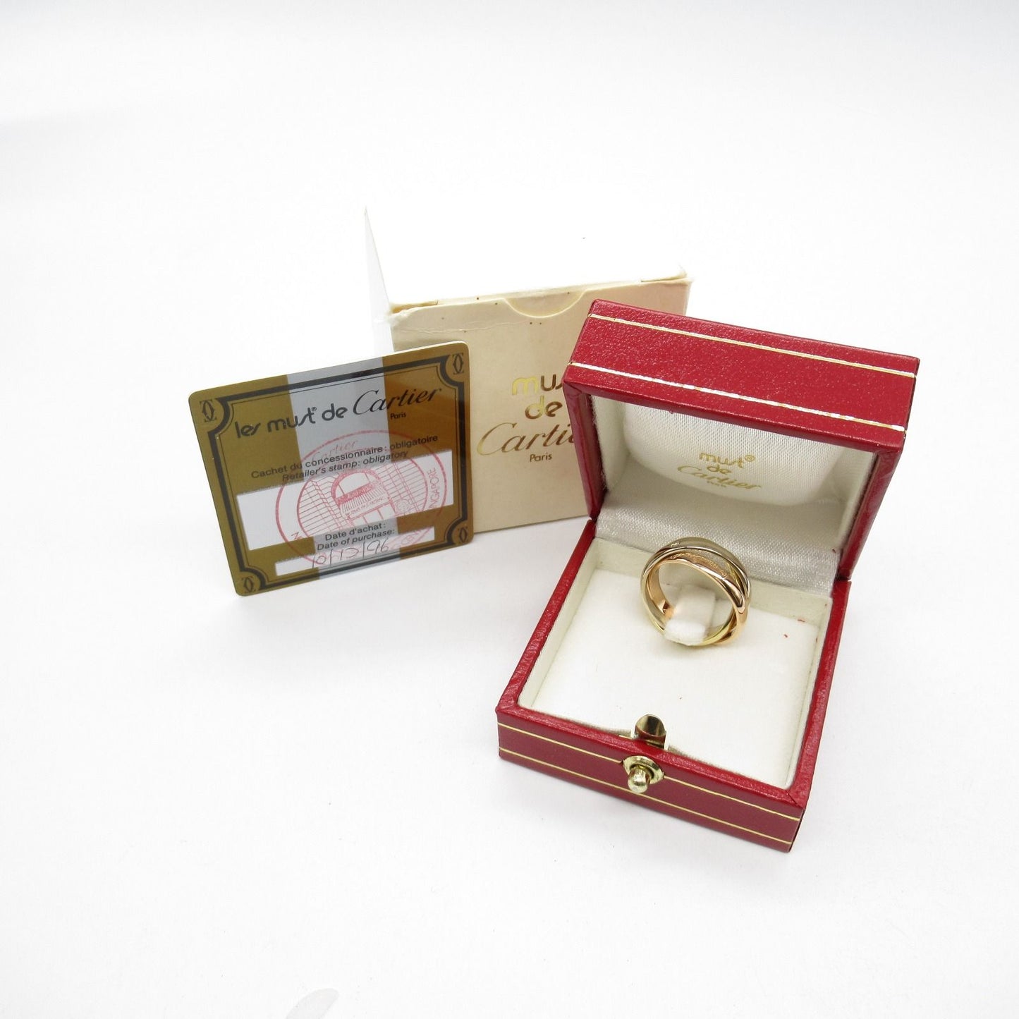 CARTIER Trinity Ring 3PD in K18 Gold - Timeless Elegance