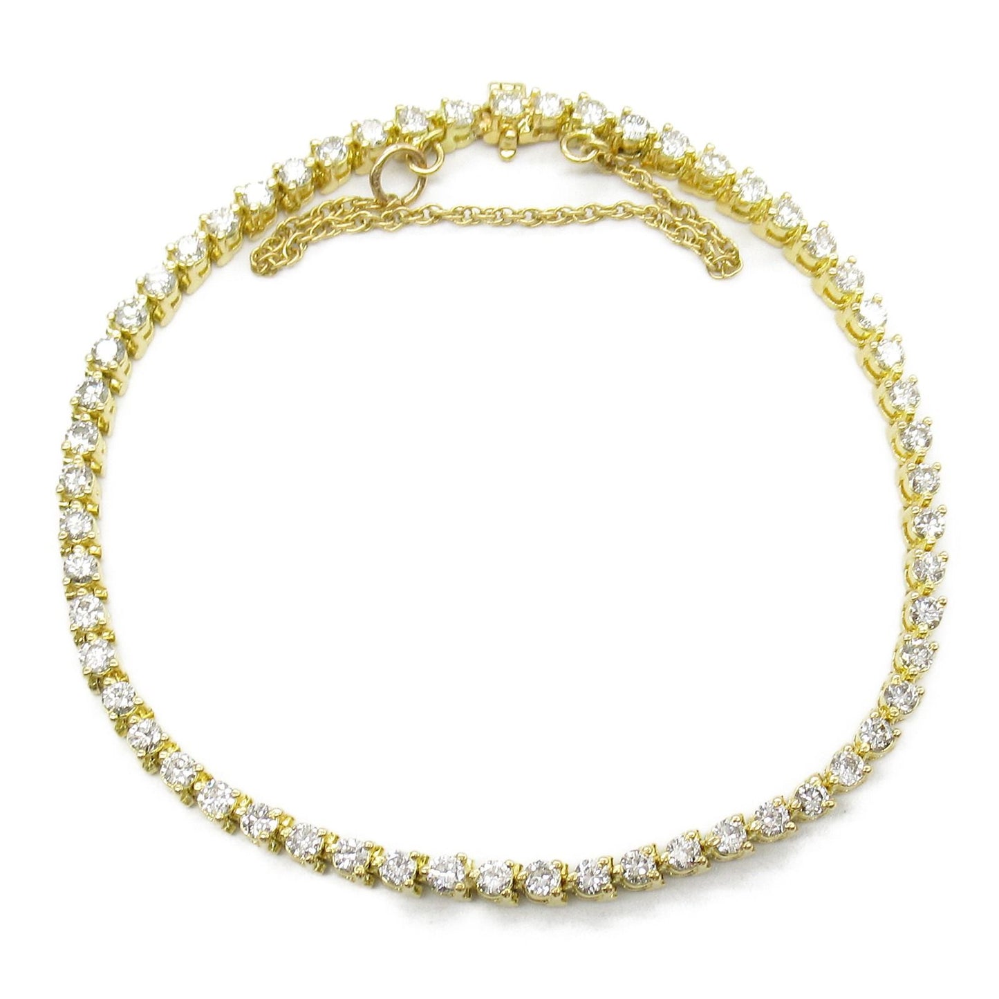 Exquisite K18 Yellow Gold Diamond Bracelet - 3.06ct Luxury