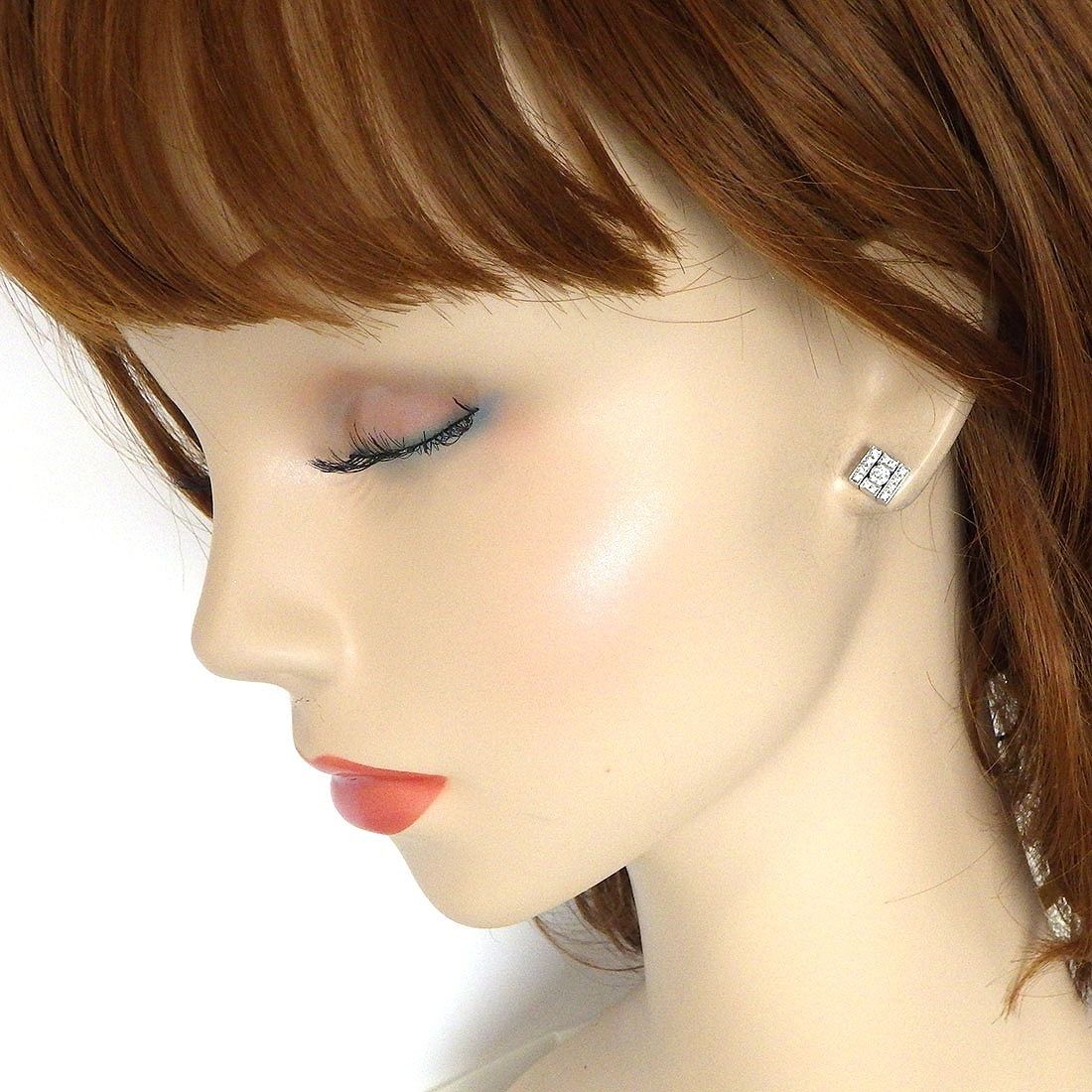 Damiani Belle Époque Diamond Earrings in 18K White Gold