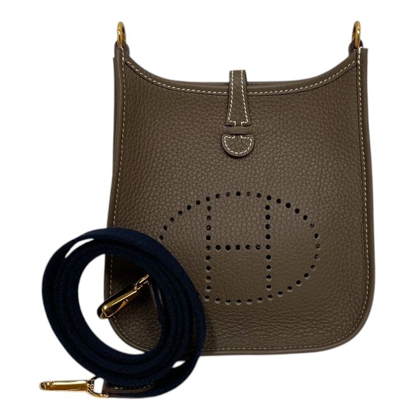 HERMES Evelyne TPM in Etoupe with Gold Hardware - Exquisite Craftsmanship