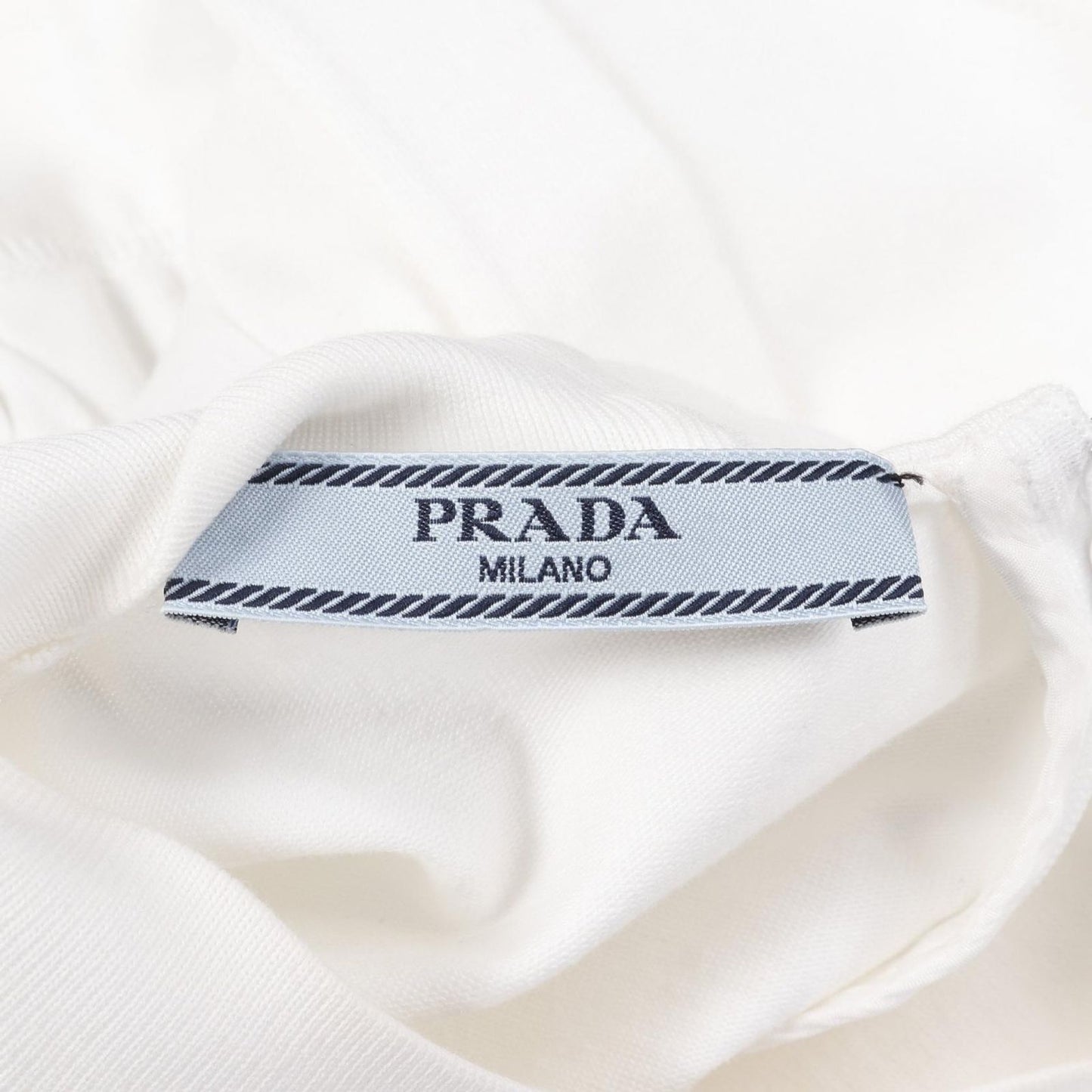 PRADA Cotton Dress 33556 - Timeless Elegance in White