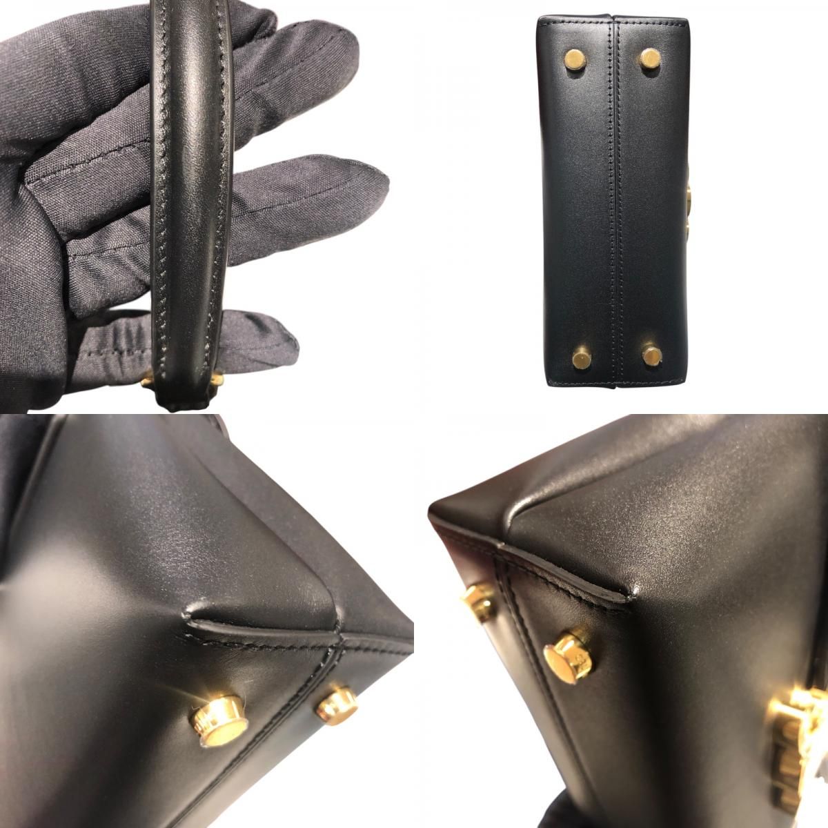 CELINE Teen Nano Bag in Black with Gold Hardware - Exquisite Craftsmanship