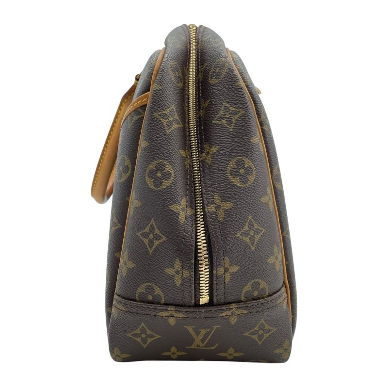 Louis Vuitton Deauville Monogram Canvas Handbag - Brown