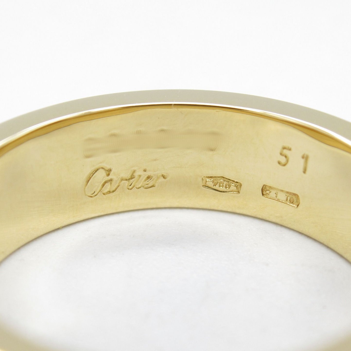 CARTIER Love Ring in K18 Yellow Gold - Timeless Elegance