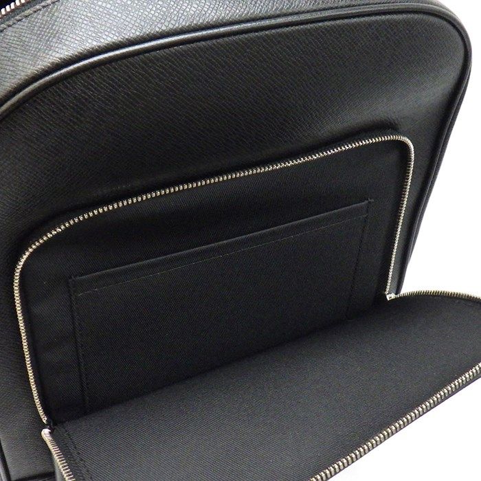 Louis Vuitton Adrian Backpack M30857 in Black Taiga Leather