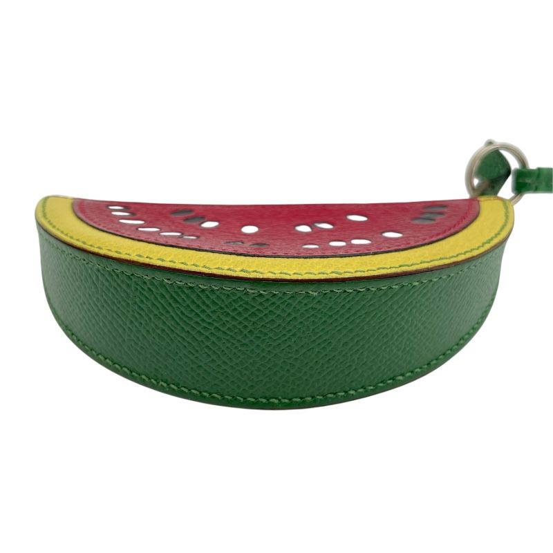 HERMES Tutti Frutti Watermelon Coin Case in Red - Exquisite Craftsmanship