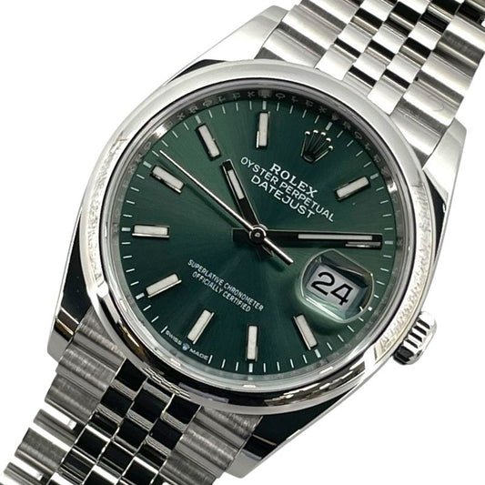 Rolex Datejust 36 Mint Green - Exquisite Automatic Timepiece