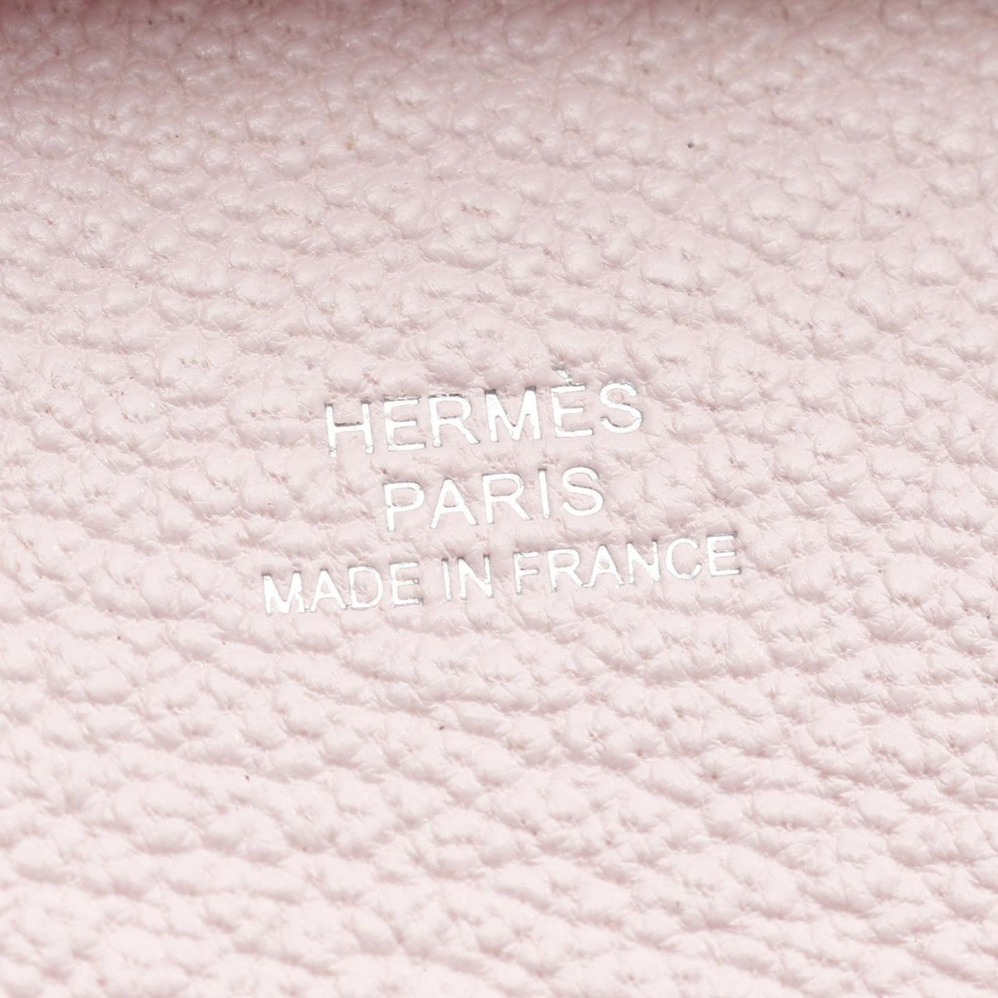HERMES Bastia Verso Coin Case in Bamboo/Rose Darlene Goat Skin