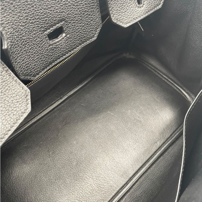 HERMES Birkin 30 C刻 Black & Gold Hardware - Timeless Elegance
