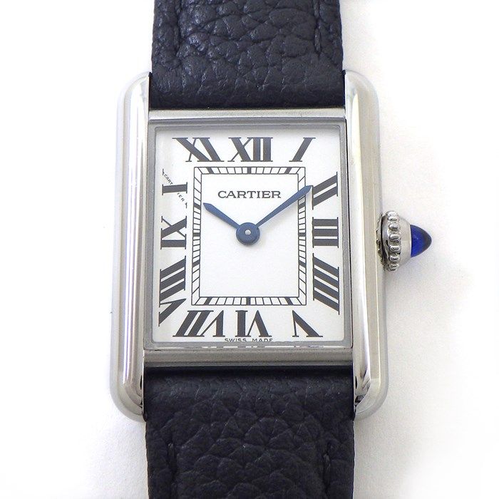 Cartier Tank Must SM WSTA0042 - Elegant Silver Dial with Black Alligator Strap