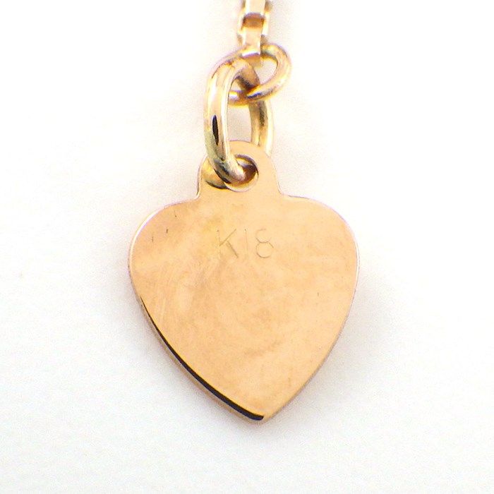 Elegant Cross Motif Diamond Necklace in K18 Pink Gold - 0.45ct