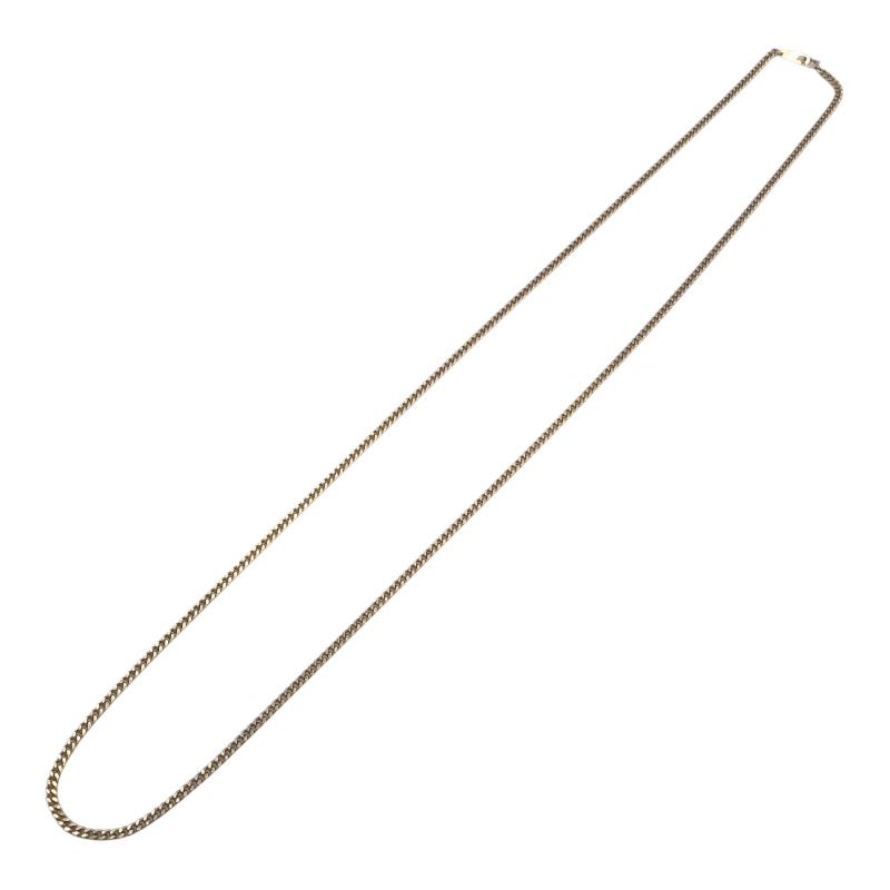 K18 Yellow Gold Double-Sided Figaro Necklace - Timeless Elegance