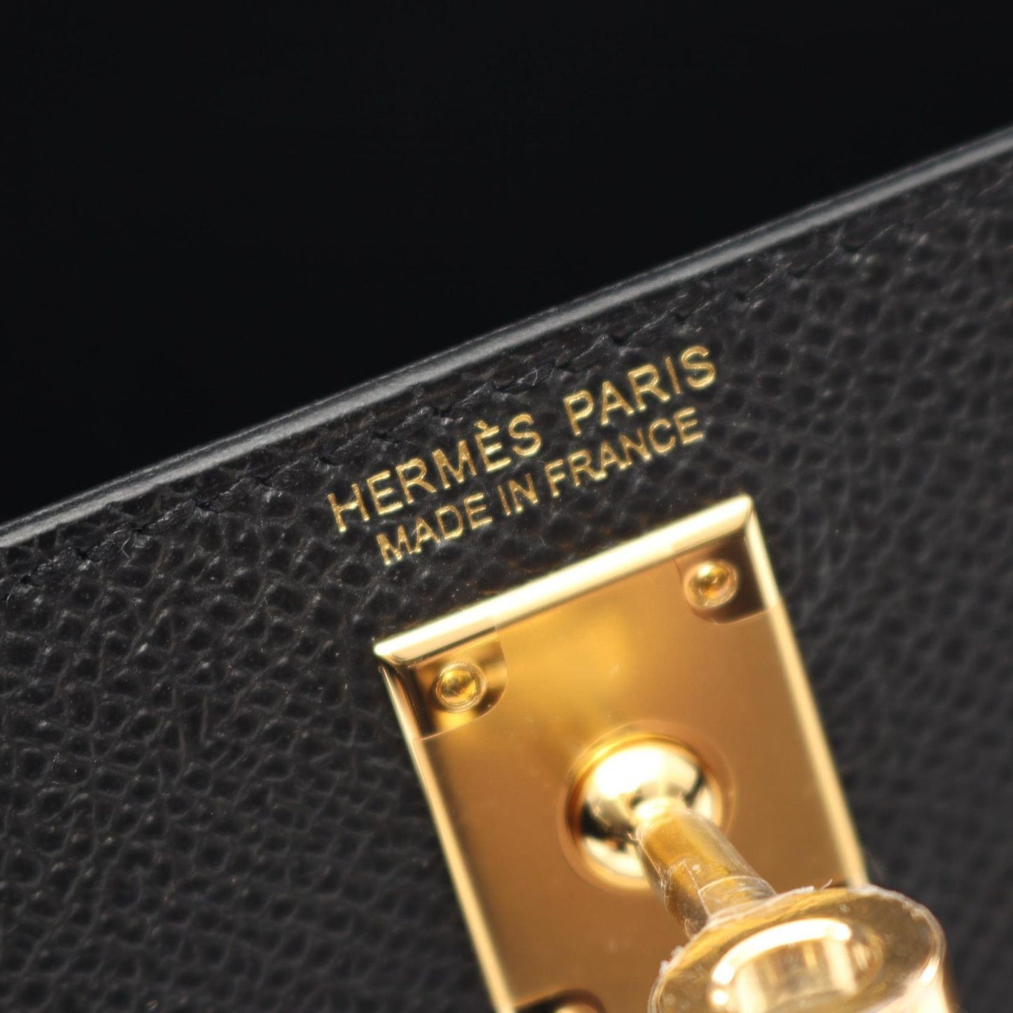 HERMES Mini Kelly 2 Handbag in Black - Unused Luxury