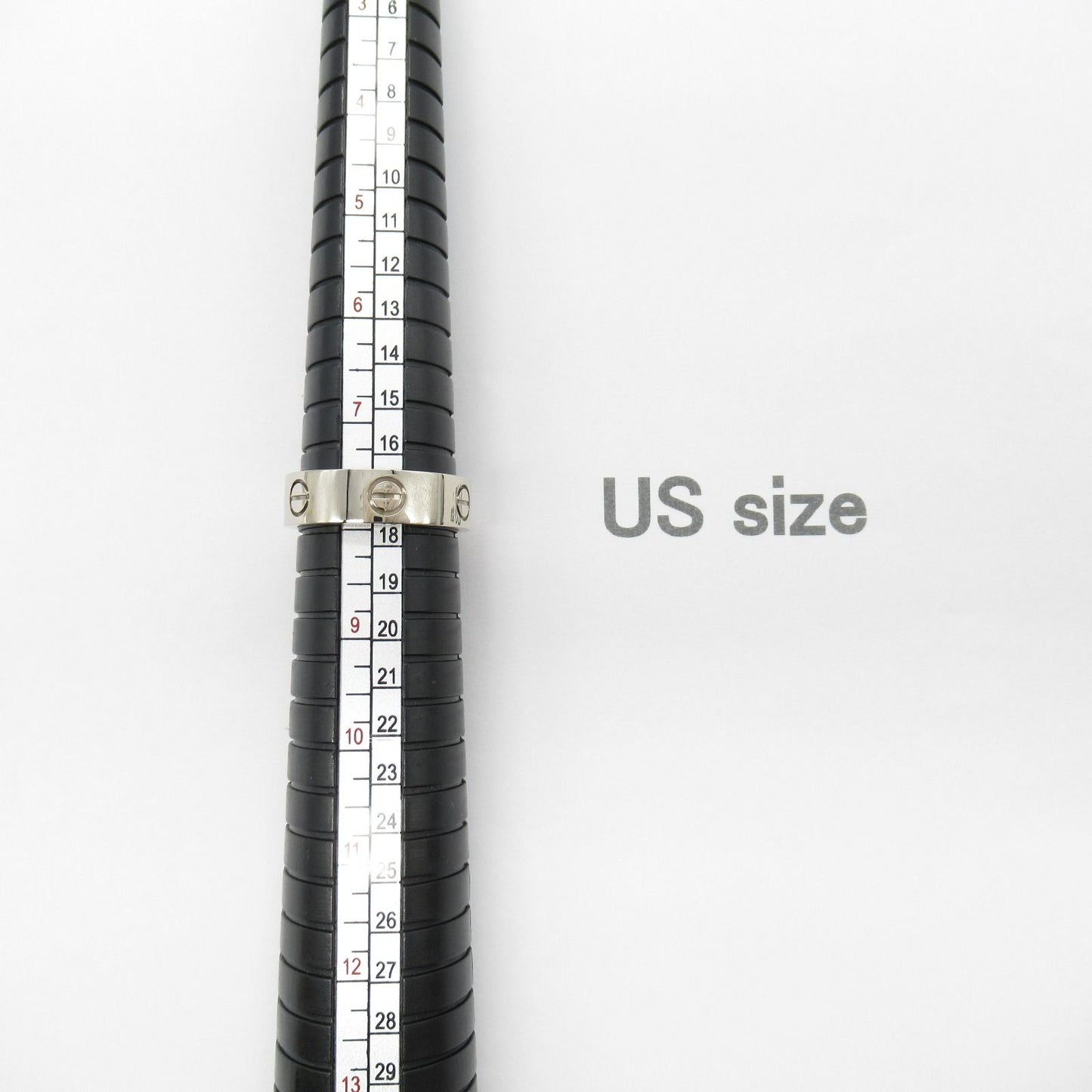 CARTIER Love Ring in K18 White Gold - Timeless Elegance