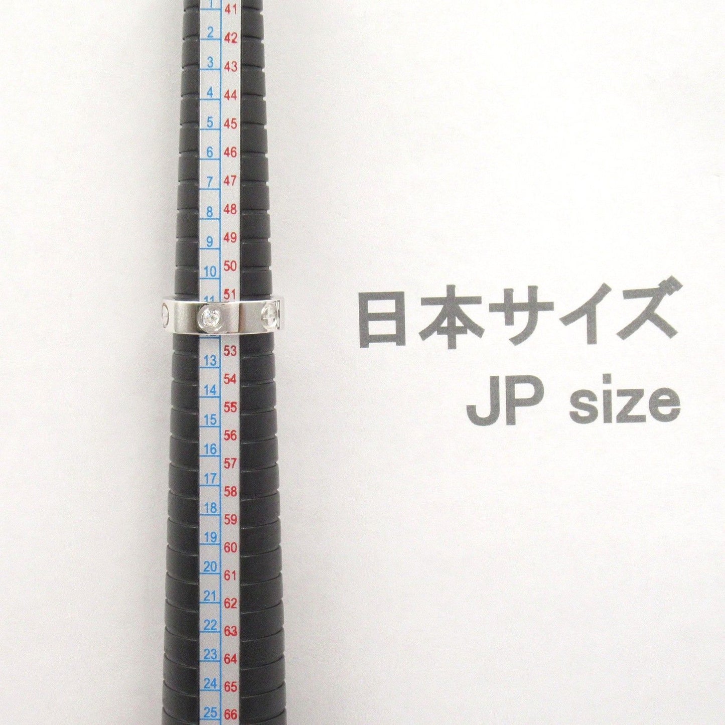 CARTIER Love Ring 3PD K18WG Diamond - Exquisite Luxury