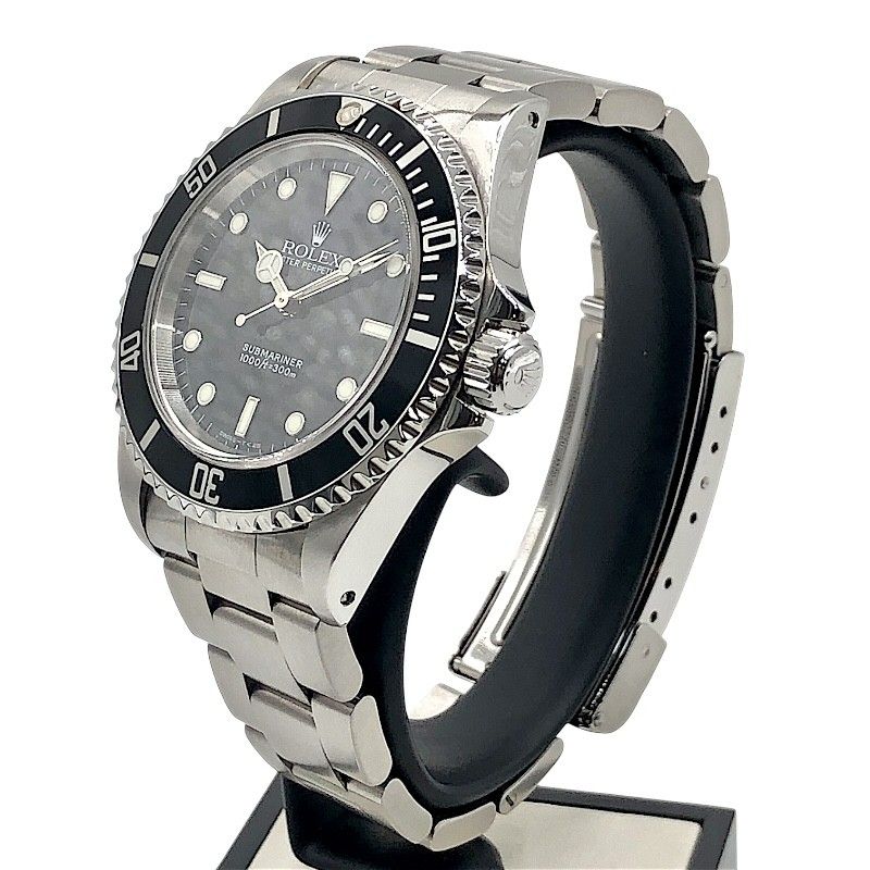 Rolex Submariner No Date 14060 Black & Silver SS Men's Watch
