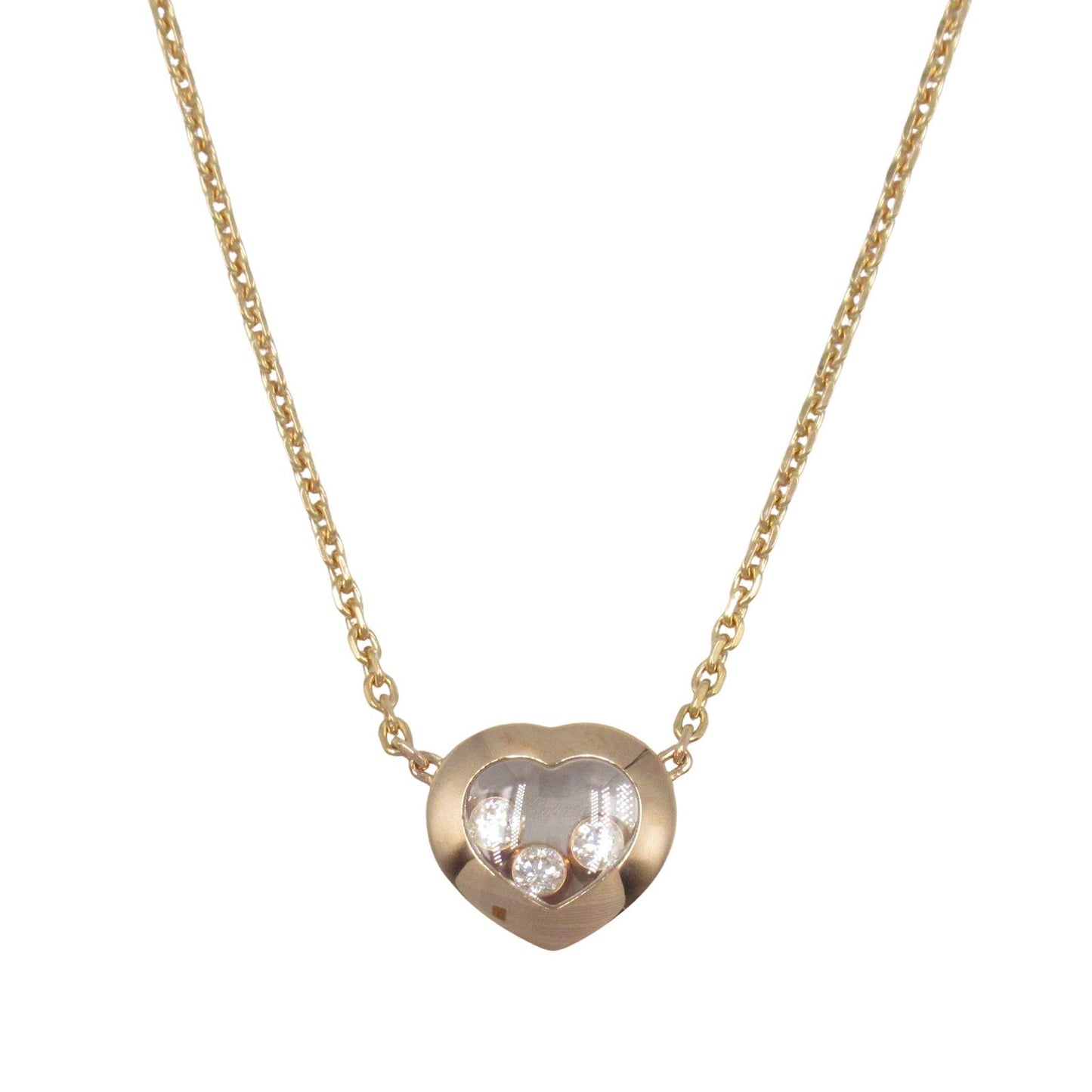 Chopard Happy Diamond Necklace in 18K Pink Gold