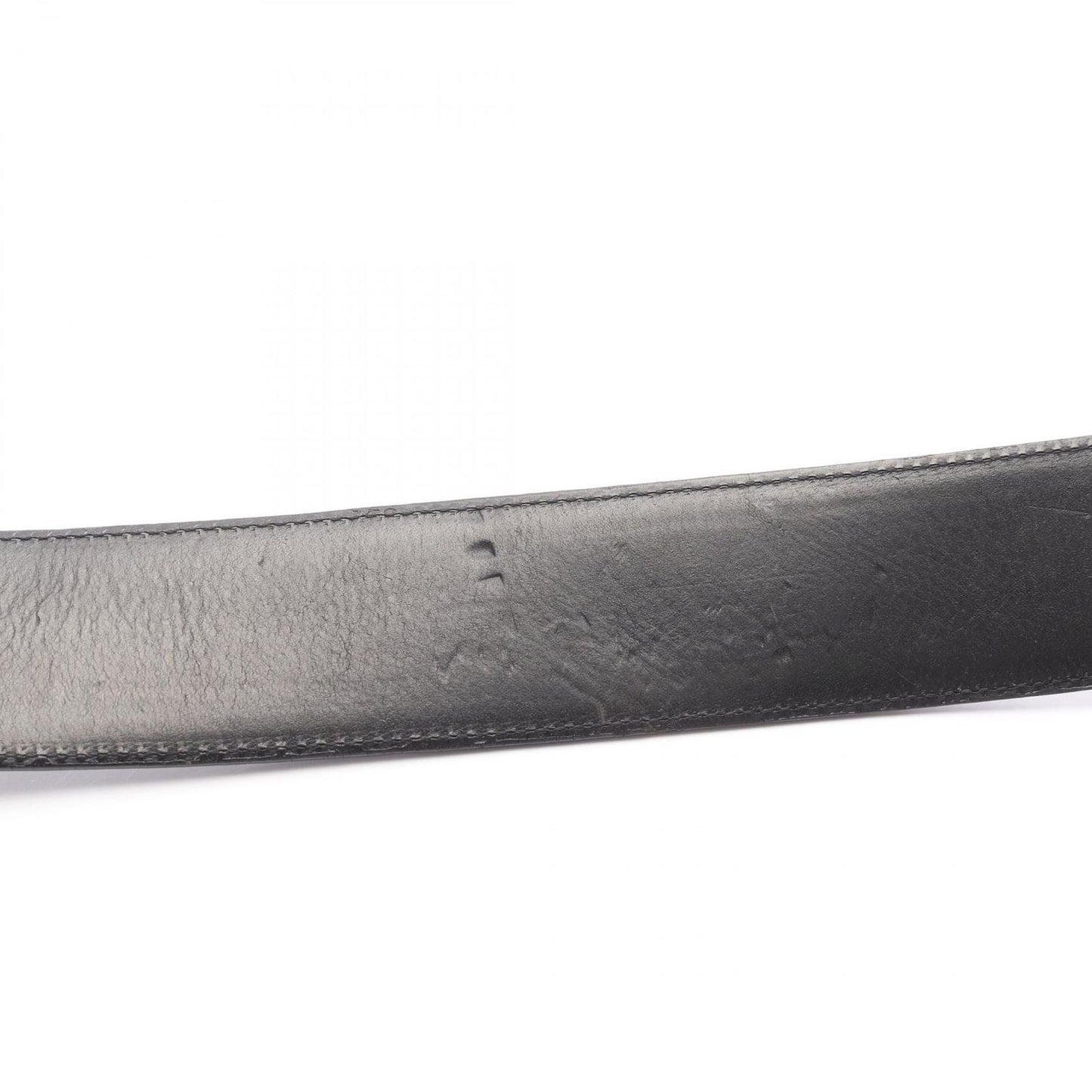 CHROME HEARTS 1.5inch OTJ Filigree Leather Belt - Black