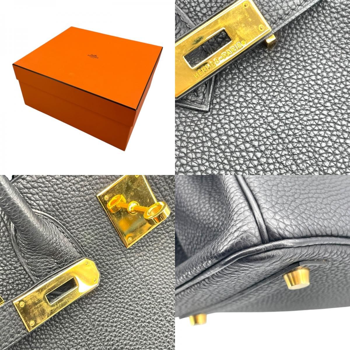 HERMES Birkin 30 Black Togo with Gold Hardware - Timeless Elegance