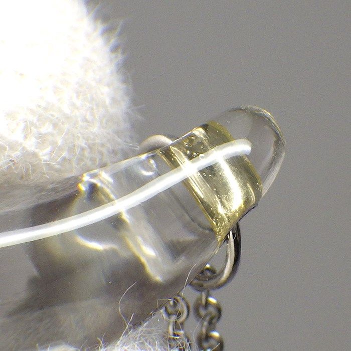 Tiffany & Co. Tear Drop Rock Crystal Necklace in Platinum PT950