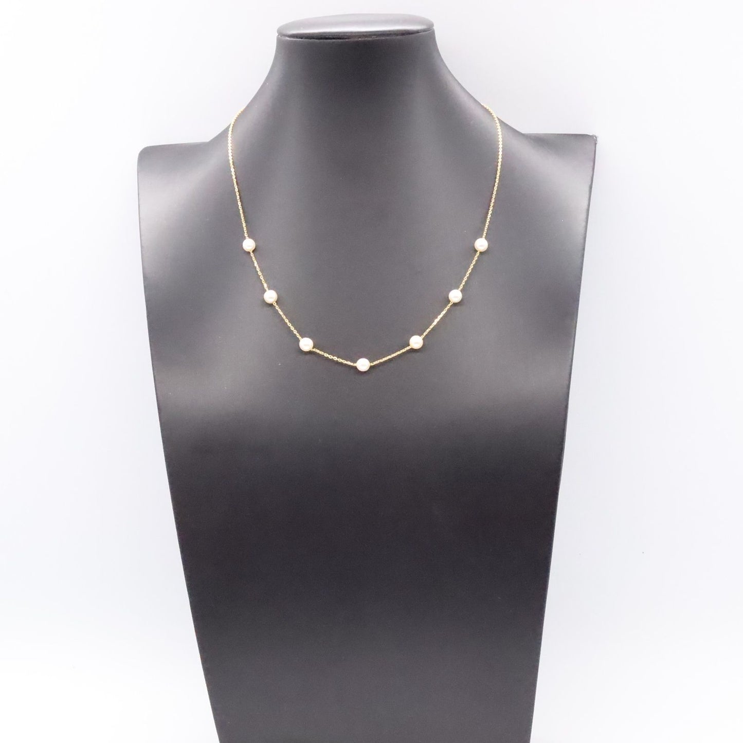 TASAKI Baby Pearl Necklace in K18 Yellow Gold - 40cm