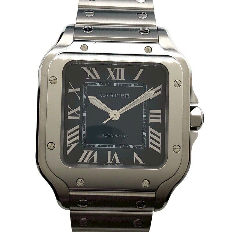 Cartier Santos de Cartier MM WSSA0063 Unisex Stainless Steel Watch