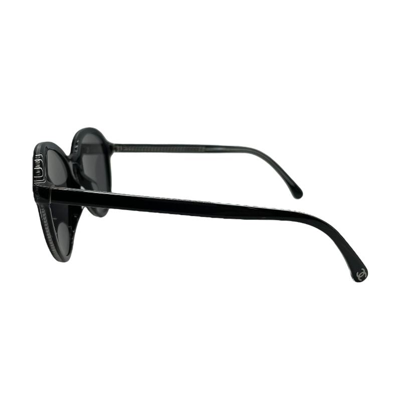 CHANEL Boston Sunglasses 5403-A Black Plastic for Women