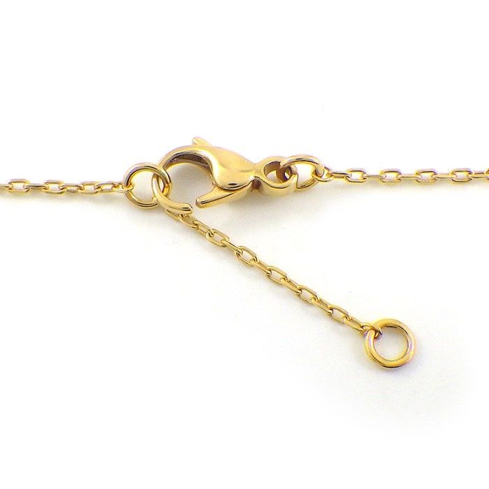 BOUCHERON Quatre Classic Full Circle Diamond Necklace in K18 Gold