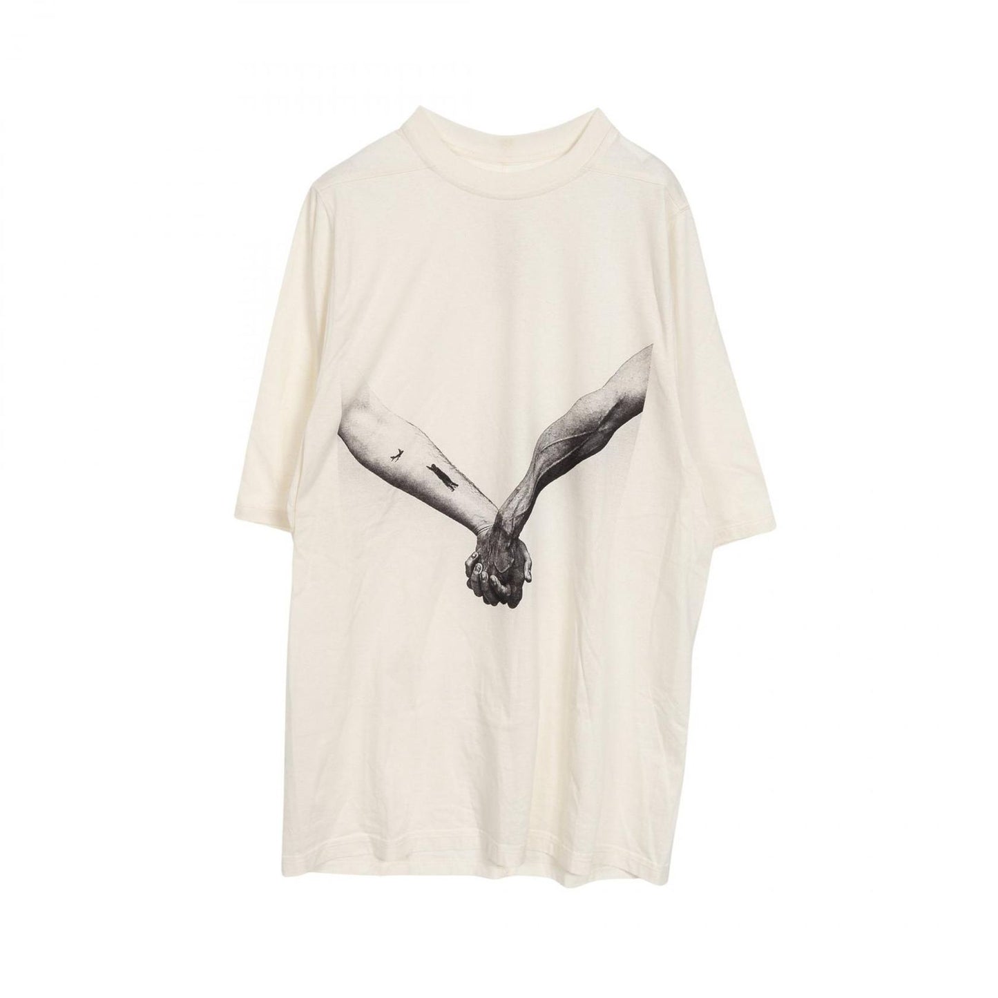 Rick Owens Jumbo Print Cotton T-Shirt - Exclusive Design