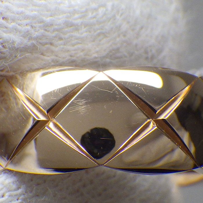 Chanel Coco Crush Medium Ring in K18 Beige Gold - Size 10