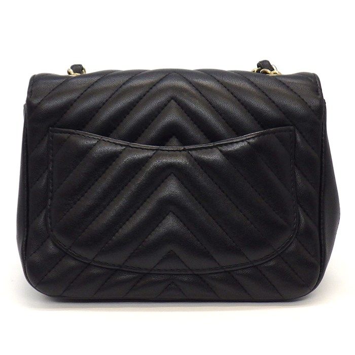 CHANEL Mini Classic Chevron Matelassé Shoulder Bag - 2018 Edition