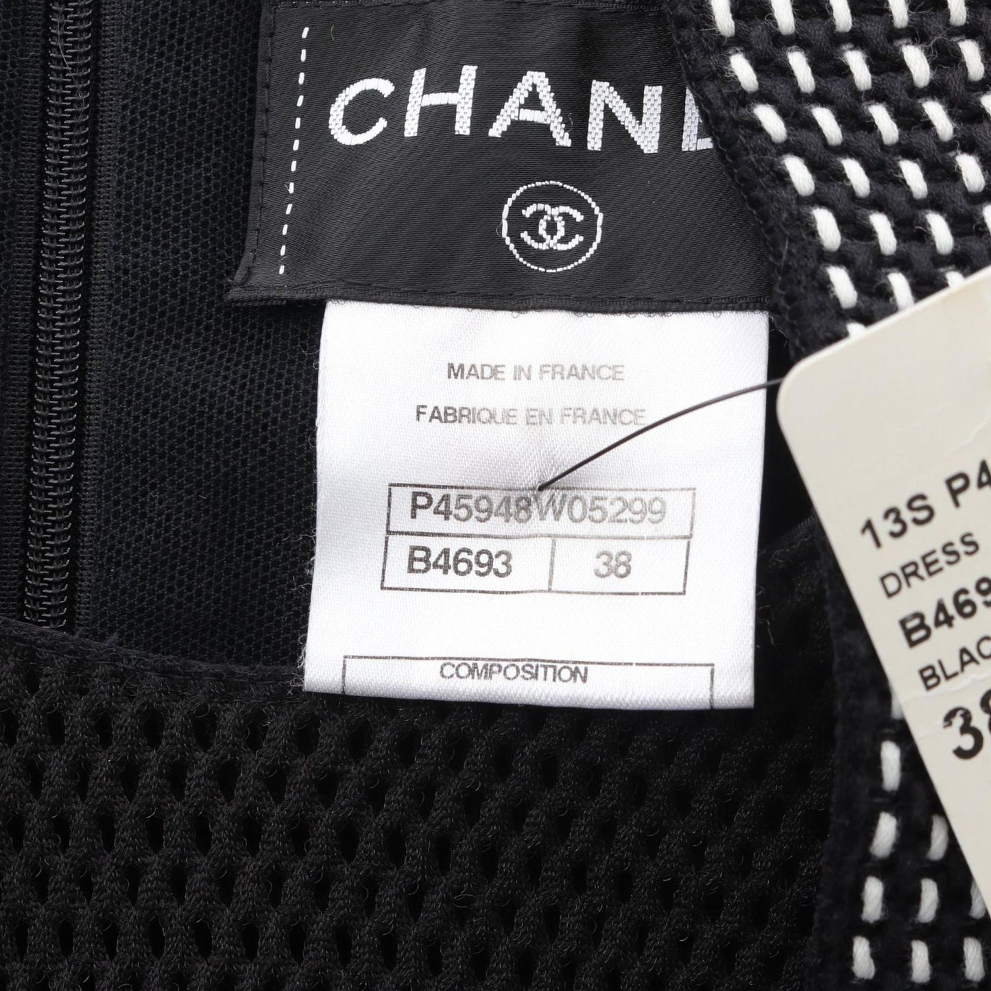 CHANEL Nylon Dress - Timeless Elegance in Black & Multicolor